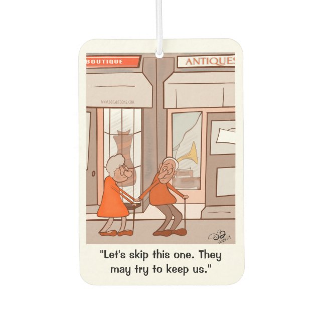 Antiquitäten Autolufterfrischer (Vorderseite)