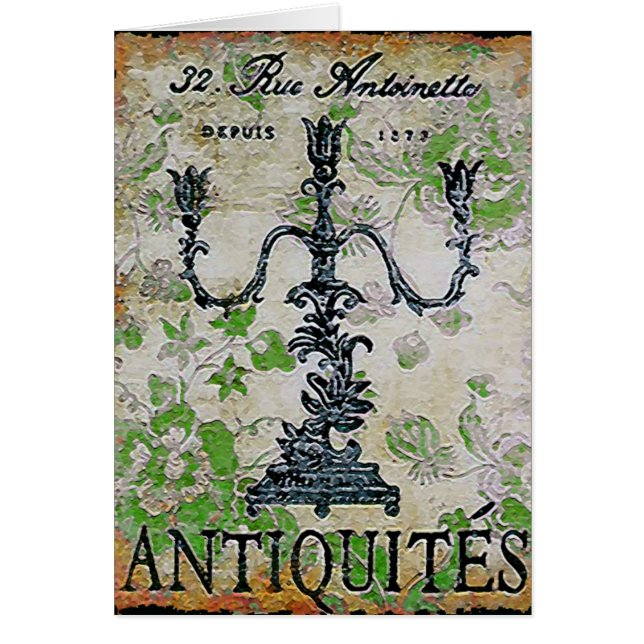 Antiquitäten ~ Karte (Vorne)