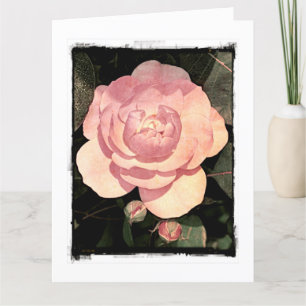 Antiquitäten Rosengarten Blume Geburtstag Groß Karte