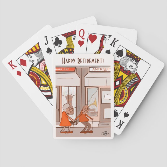 Antiquitäten Spielkarten (Rückseite)