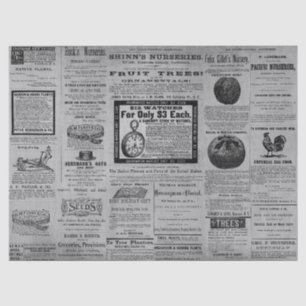 Antiquitäten Vintages Gartenbau Seidenpapier