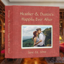 Antiquitätenbuch Foto Album Rot