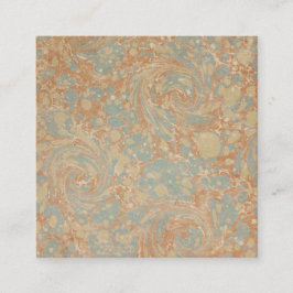 Antiquitätenbuch I Quadratische Visitenkarte