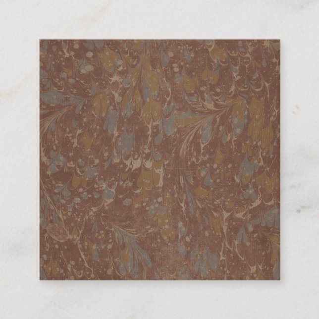 Antiquitätenbuch II Quadratische Visitenkarte (Vorderseite)