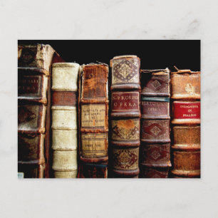 Antiquitätenbücher aus dem 18. Jahrhundert Postkarte