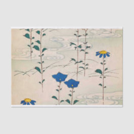 Antiquitätendesign - Blume-Papiertücher Seidenpapier