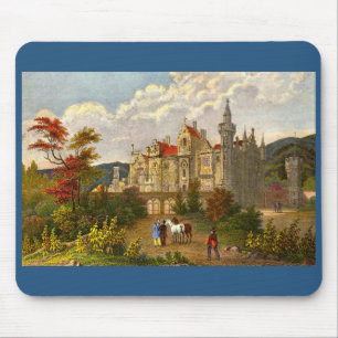 Antiquitätendruck des Hauses Abbotsford Mousepad