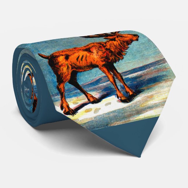 Antiquitätendruck Krawatte (Gerollt)