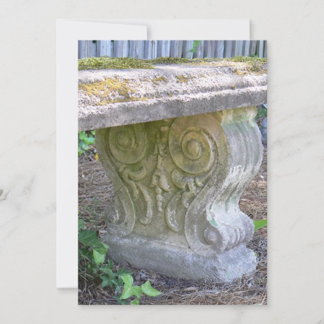 Antiquitätengarten Einladung (Vorderseite)