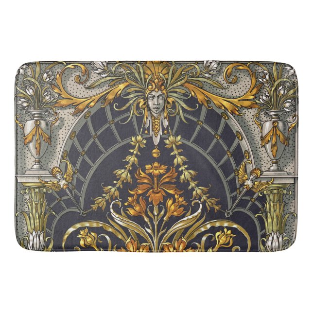 Antiquitätengarten Eintritt Bath Mat Badematte (Vorderseite)
