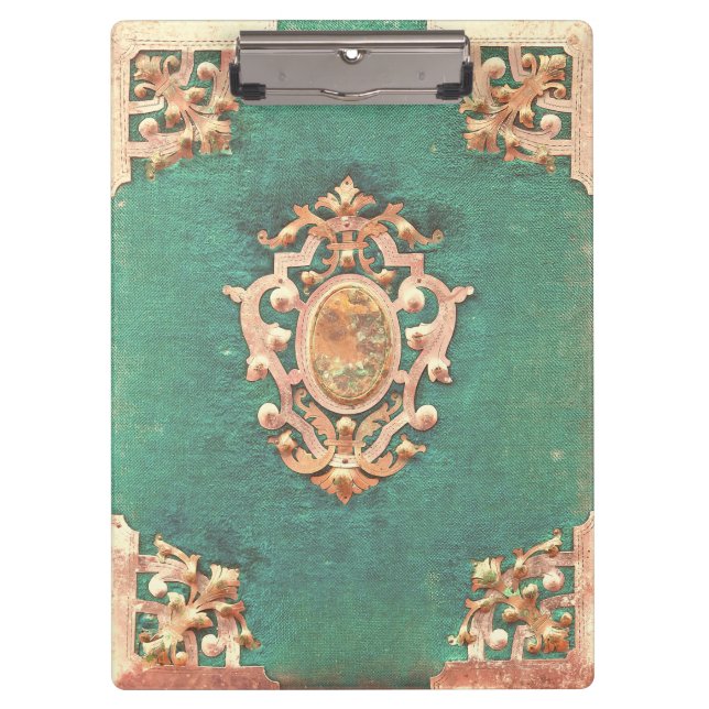 Antiquitätengebirge und viktorianische Grüne Klemmbrett (Vorderseite)