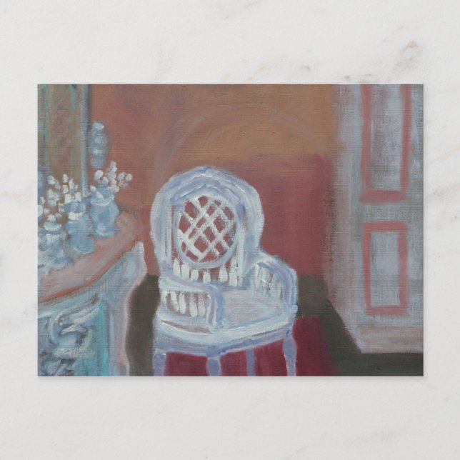 Antiquitätengeschäft in Paris Postkarte (Vorderseite)