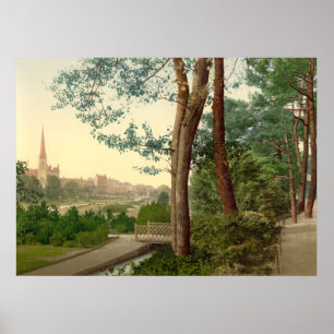 Antiquitätengland, Bournemouth Gardens Poster