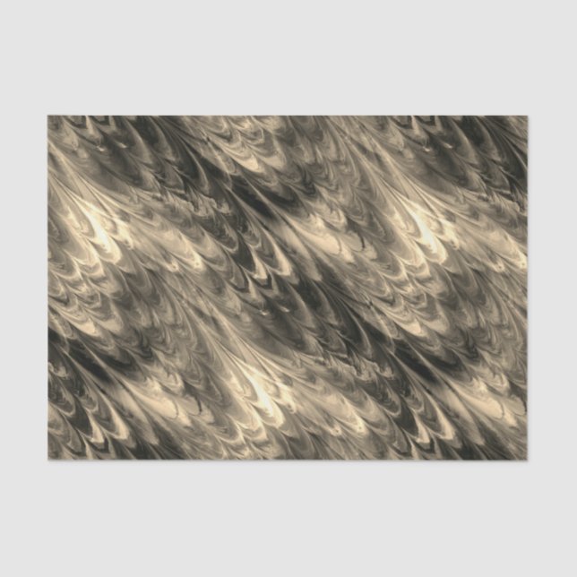 Antiquitätengold: Papiertaschentuch Seidenpapier (Vorderseite)