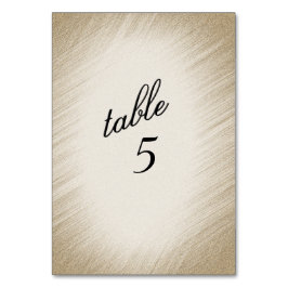 Antiquitätengoldene Tischnummer