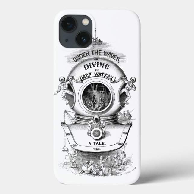 Antiquitätenhelm nautisch Case-Mate iPhone hülle (Rückseite)