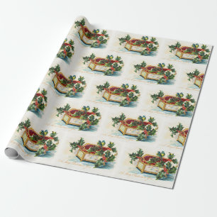 Antiquitätenkarte Geschenkpapier