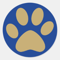 Antiquitätenkatze Hunde Paw Blau