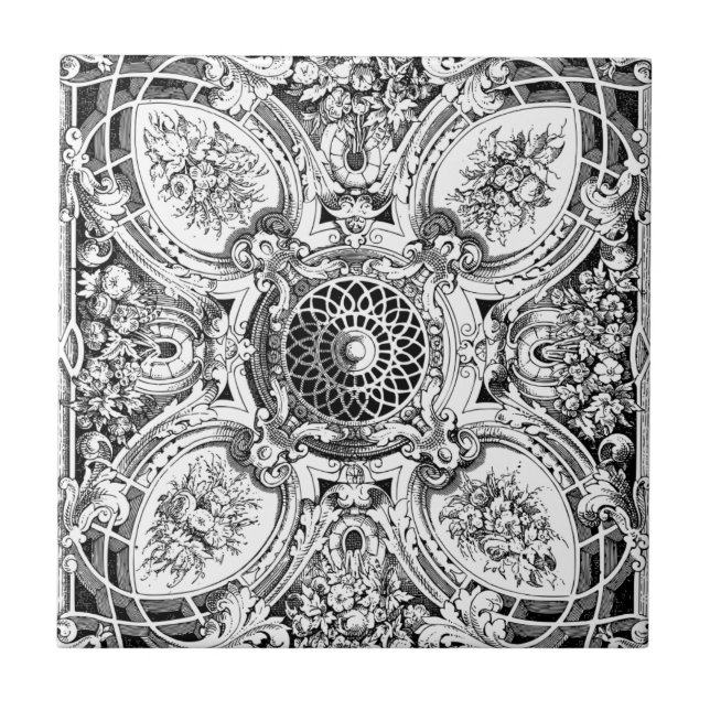 Antiquitätenkunst Fliese (Vorderseite)