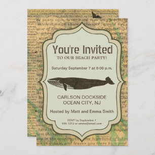 Antiquitätenleben im Wald Einladung