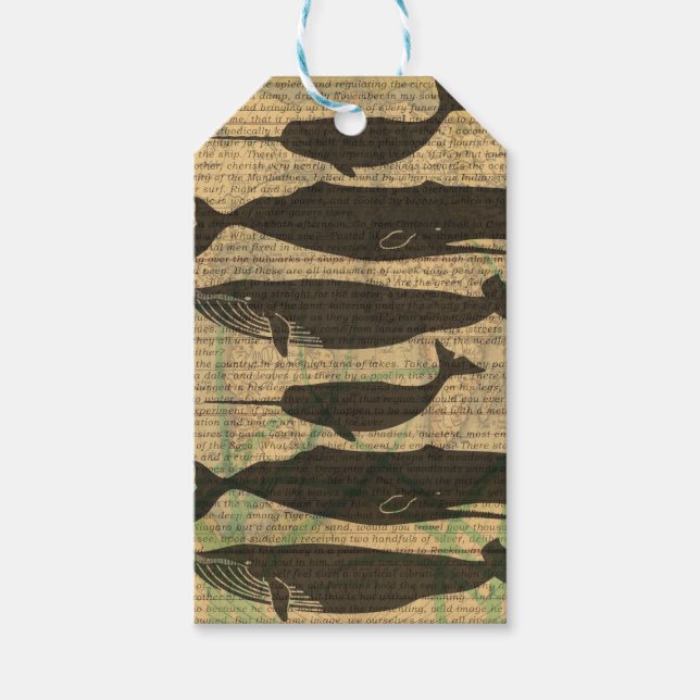 Antiquitätenleben im Wald Geschenkanhänger (Vorderseite)