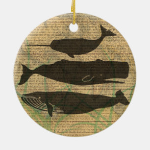 Antiquitätenleben im Wald Keramikornament