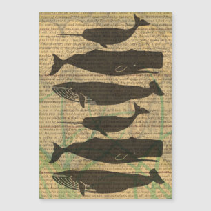 Antiquitätenleben im Wald Magnetkarte