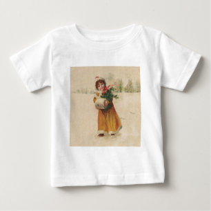 Antiquitätenmädchen Winterkind Baby T-shirt
