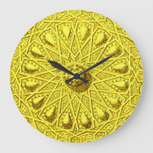 Antiquitätenmotiv aus dem Nahen Osten Große Wanduhr