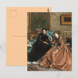 Antiquitätenmuseum Malt 2 Schwestern Brief Postkarte