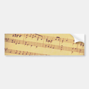 Antiquitätenmusik Autoaufkleber