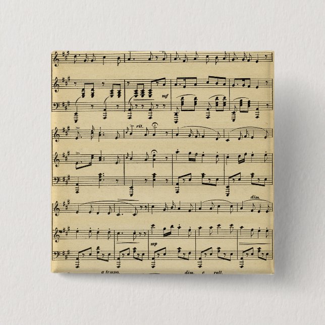Antiquitätenmusik Button (Vorderseite)