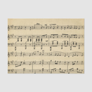 Antiquitätenmusik Seidenpapier