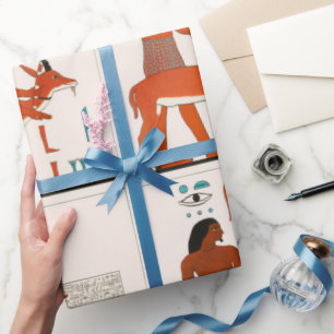 Antiquitätenpapier für ägyptische Kunstmuster Geschenkpapier