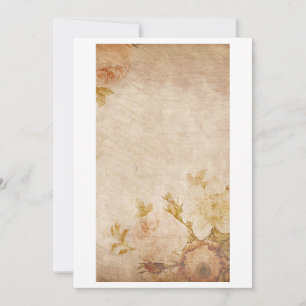 Antiquitätenpapier Mitteilungskarte