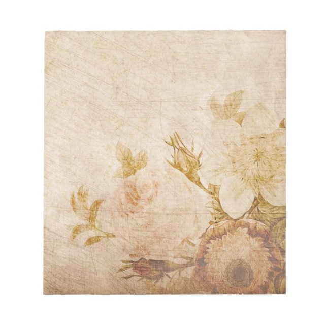 Antiquitätenpapier Notizblock (Vorderseite)