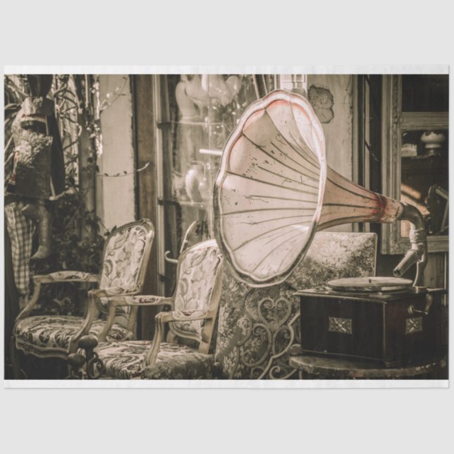 Antiquitätenpapier Seidenpapier (Vorderseite)