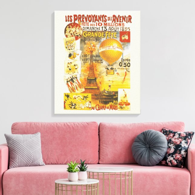 Antiquitätenposter Leinwanddruck (Insitu (Wohnzimmer))