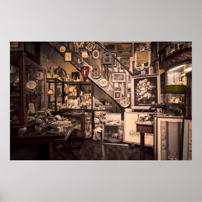 Antiquitätenposter Poster (Vorne)