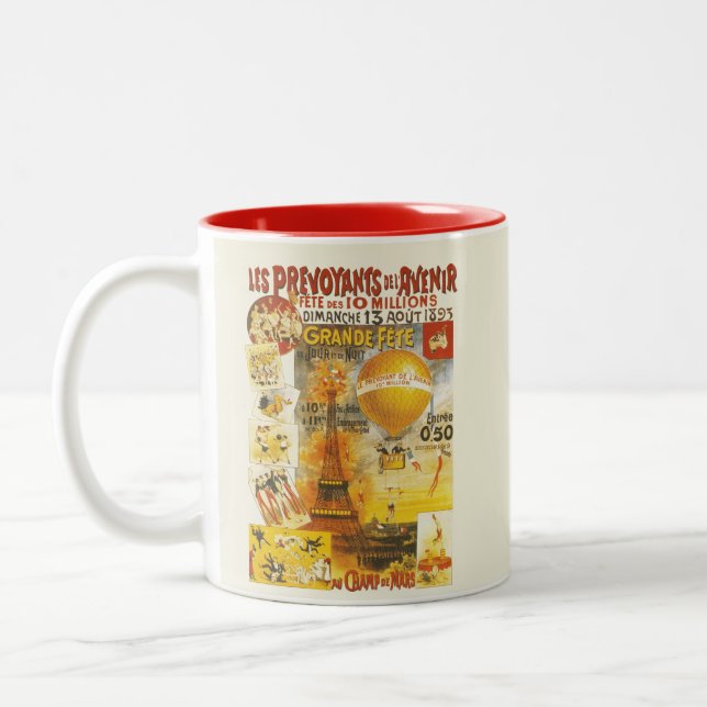 Antiquitätenposter Zweifarbige Tasse (Links)