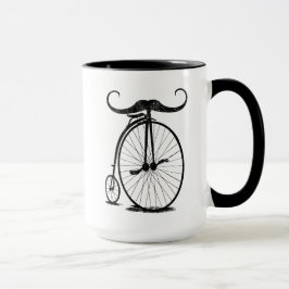 Antiquitätenrad-Handlebar Mustache Tasse