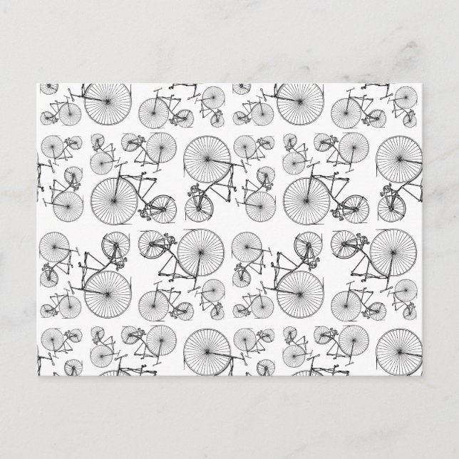Antiquitätenrad Velocipede Velocipede Velo Velo Ve Postkarte (Vorderseite)