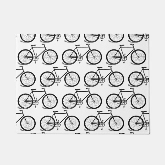 Antiquitätenrad Vintages Bike Kunst, Dichtung und  Fußmatte (Vorderseite)