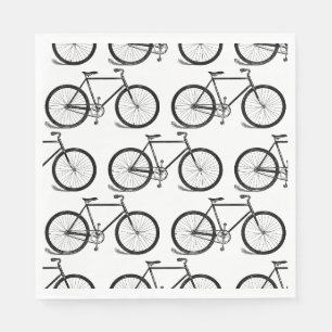 Antiquitätenrad Vintages Bike Kunst, Dichtung und Serviette