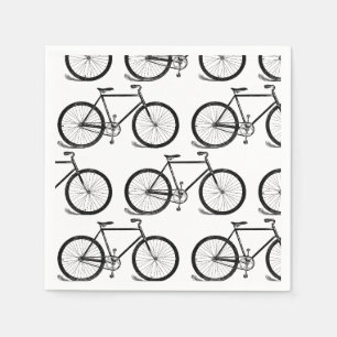 Antiquitätenrad Vintages Bike Kunst, Dichtung und Serviette