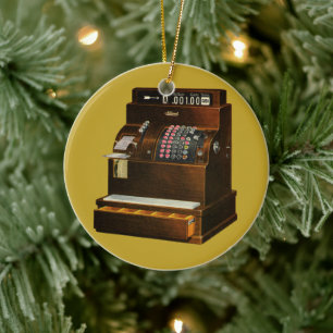 Antiquitätenregister, Vintages Einzelhandelsgeschä Keramikornament