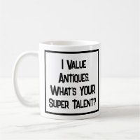 Antiquitätenrennen schätzen Super Talent. Tasse