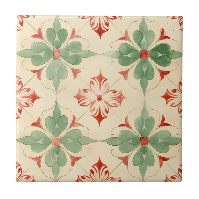 Antiquitätenschmuck Fliese (Vorderseite)