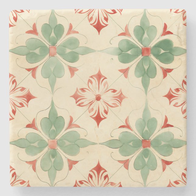 Antiquitätenschmuck Steinuntersetzer (Vorderseite)