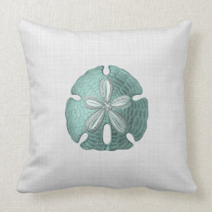 Antiquitätensee-Sand-Dollar-Illustration Kissen